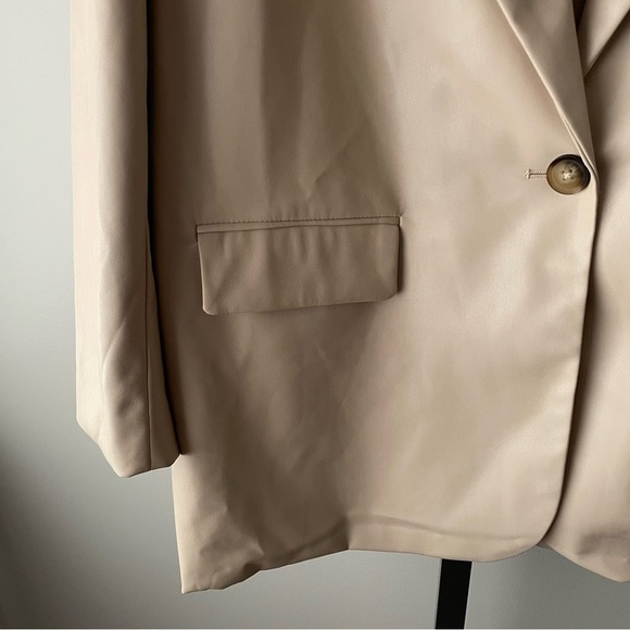 Vero Moda Curve Blazer Jacket Cream Plus Size 20 - Picture 5 of 8